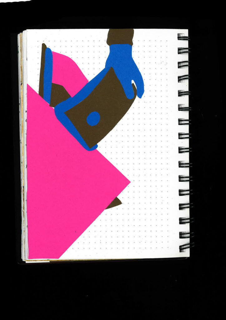 Papierschnipsel - Papier lochen