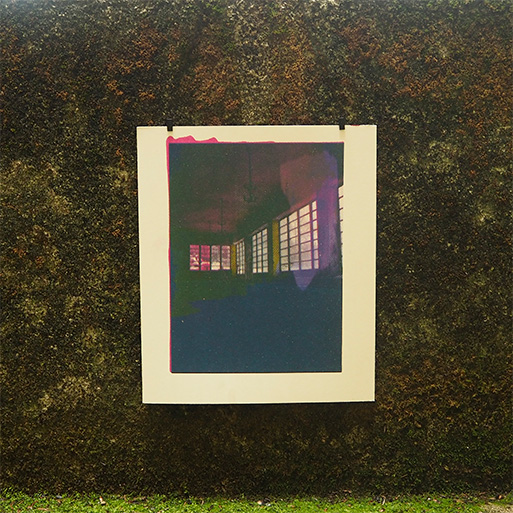 Siebdruck einer Fotografie